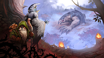 Against the Storm - Drainage Mole in Scarlet Orchard, Against the Storm HD wallpaper