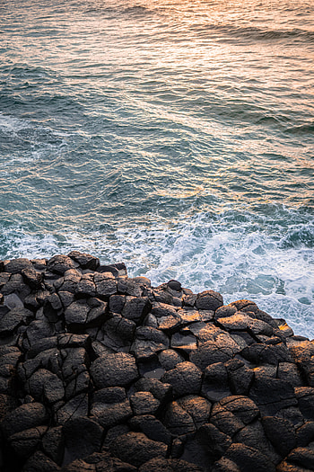 Nature, Stones, Sea, Waves, Rocks HD phone wallpaper