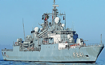 TCG Turgutreis, F-241, , vector art, TCG Turgutreis drawing, Turkish Naval Forces, creative art, TCG Turgutreis art, F241, vector drawing, abstract ships, TCG Turgutreis F-241, Turkish Navy HD wallpaper