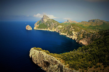 Coast of Mallorca, background HD wallpaper