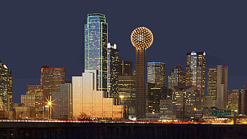 Dallas skyline, Travel destination, Urban landscapes, City backgrounds HD wallpaper