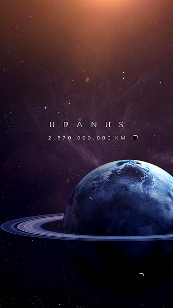 Uranus distance from Earth, Solar system facts, Cosmic wonder, Space HD phone wallpaper