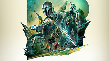 The Mandalorian S03, the-mandalorian-season-3, the-mandalorian, tv-shows, star-wars, minimalism, minimalist HD wallpaper