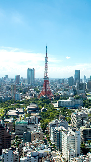 Man-made Tokyo, Urban marvel, Architectural beauty, Modern city HD phone wallpaper
