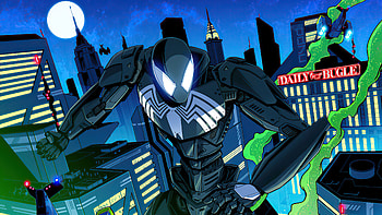 Spider Man Mecha Symbiote Suit , spiderman, superheroes, artist, artwork, digital-art, artstation HD wallpaper