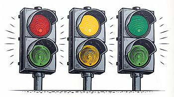 Vivid Traffic Light Illustration - Ultra, traffic light HD wallpaper