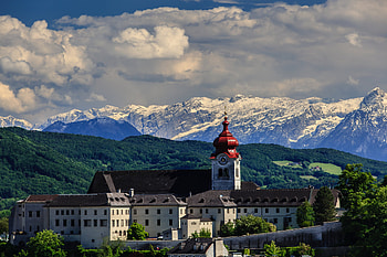 Cities, Mountains, Mountain Landscape, Monastery, Abbey HD wallpaper