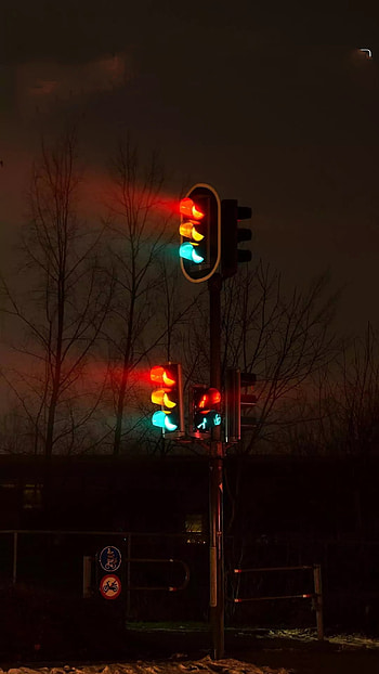 Traffic signal, cloud, sky HD phone wallpaper