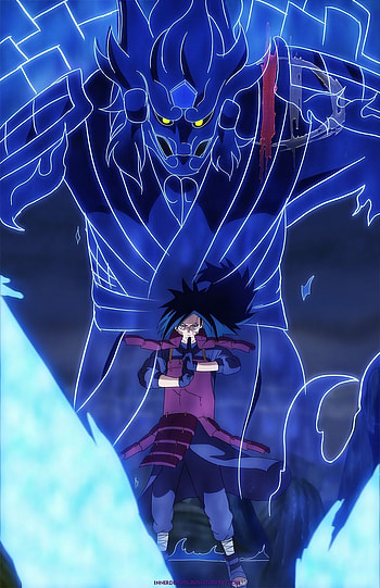 Susano'o from Inner Demon Art. Madara, Blue Susanoo HD phone wallpaper
