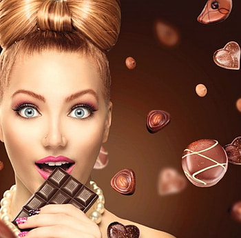 Choco Love, lady, model, graphy, subbotina anna, beauty HD wallpaper