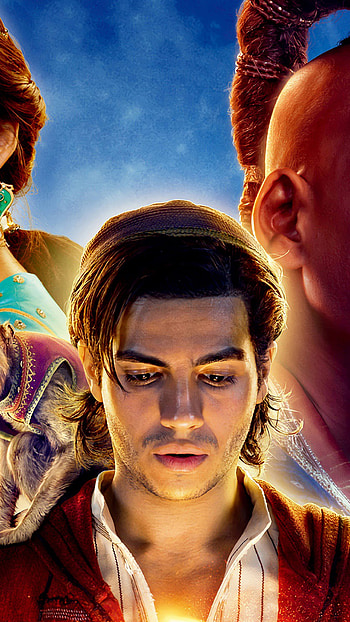 Aladdin and Jasmine, Magical love story, Genie's charm HD phone wallpaper