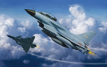 Chengdu J-10, Chinese aircraft, J-10S, Firebird, PLAAF, Chinese fighter, Peoples Liberation Army Air Force, China, combat aircraft HD wallpaper