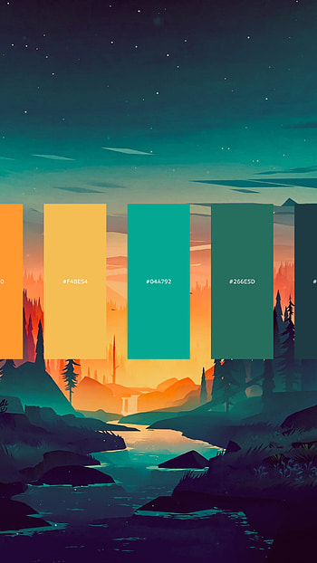Color Palette, Color scheme, Harmonious blend, Creative expression HD phone wallpaper