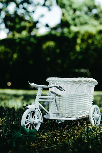 Miscellanea, Miscellaneous, Basket, Bicycle, Decorative, Garden Figure HD phone wallpaper