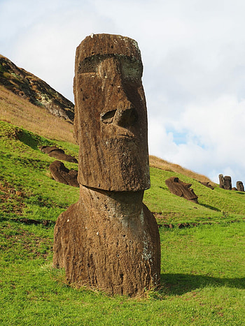 Rano Raraku, Moai HD phone wallpaper
