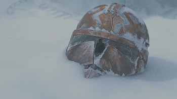Star Wars: The Clone Wars Quad — Frozen Clone Trooper Helmet, Star Wars: The Clone Wars (2008) HD wallpaper