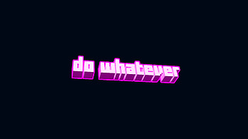 Do Whatever, typography, motivation, msg, artist, artwork, digital-art HD wallpaper