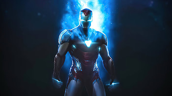 Iron Man Space Stone , iron-man, superheroes, artwork, artist HD wallpaper