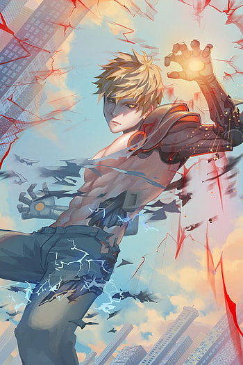 Genos, Pin on one punch man HD phone wallpaper