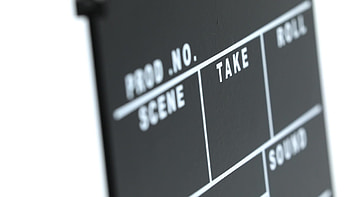 Relaxdays filmklappe holz, Regieklappe synchronklappe, Clapperboard beschriftbar deko, Schwarz HD wallpaper