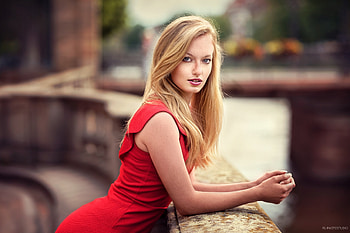 Unknown Model, babe, lady, model, blonde, woman HD wallpaper