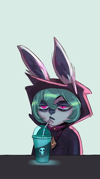 Vex, legends, league, of, sad, yordle, girl, juice, egirl HD phone wallpaper