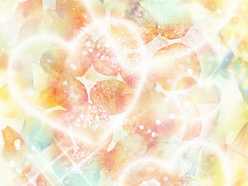 Golden Hearts, hearts, golden colour, flower petals HD wallpaper