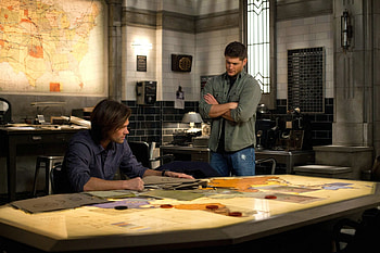 Supernatural - Winchesters at the Case Table, Jared Padalecki, Jensen Ackles, TV Show, Supernatural (TV Show) HD wallpaper