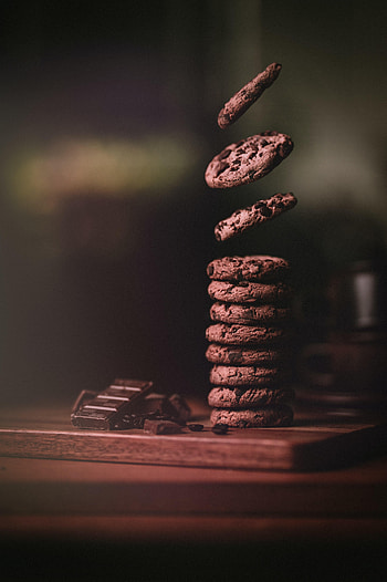 Food, Chocolate, Cookies, Bakery Products, Baking, Levitation HD phone wallpaper