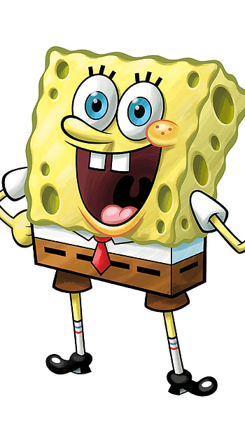 Spongebob, Yellow, Cartoon HD phone wallpaper