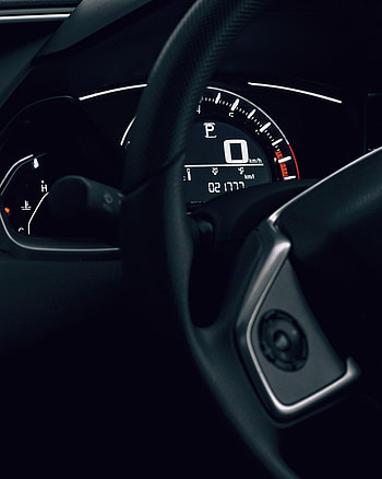 Cars, Dark, Car, Steering Wheel, Rudder, Salon, Speedometer HD phone wallpaper