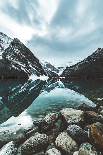 Landscape, Nature, Water, Mountains, Lake, Reflection HD phone wallpaper