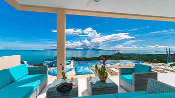 Villa Cyan, Koh Samui travels, Tropical paradise, Villa Novo HD wallpaper