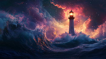 Fantasy Lighthouse, fantasy, lighthouse HD wallpaper