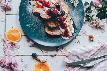 Food, Desert, Berries, Powder, Jam, Sandwiches HD wallpaper