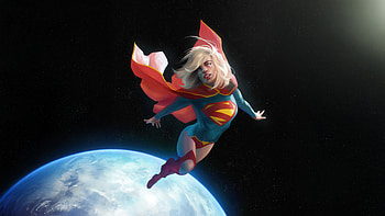 The Strongest Supergirl, supergirl, superheroes, artwork, art, digital-art, artstation HD wallpaper