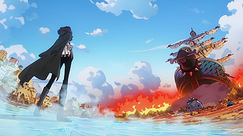 Aokiji VS Garp, Anime, One Piece, Aokiji (One Piece), Monkey D. Garp HD wallpaper