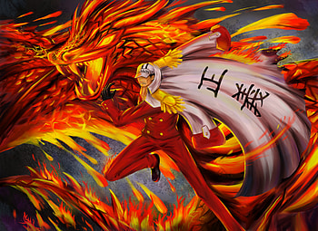 Akainu's Fiery Justice - One Piece Anime, Akainu (One Piece), Anime, One Piece HD wallpaper