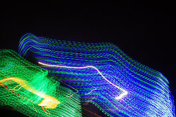 Abstract, Long Exposure, Neon, zelight, Glow HD wallpaper