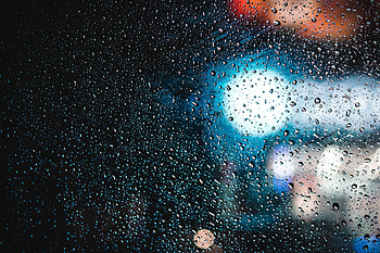Drops, Lights, Macro, Wet, Surface, Glass, Bokeh, Boquet HD wallpaper