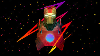 Ironman Low Poly Art, iron-man, superheroes, artist, artwork, digital-art, behance, low-poly HD wallpaper