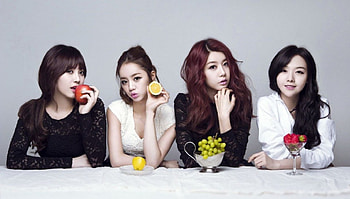asian girls, fruits, girl, asian, beauty HD wallpaper