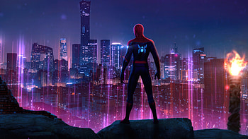 Spider Man Watchful Eye Over Queens, spiderman, superheroes, artist, artwork, digital-art, artstation HD wallpaper
