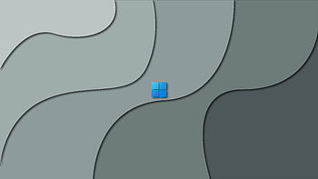 Windows 10 Gray Waves — Ultra- | Slate OS | Minimal Win10, Operating System, Grey HD wallpaper
