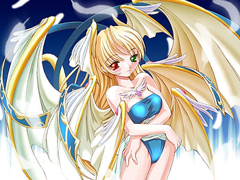 sweet angel, sexy, angel, girl, anime HD wallpaper
