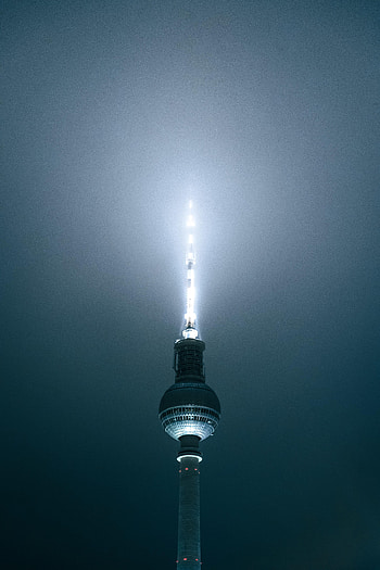 Night, Building, Shine, Light, Miscellanea, Miscellaneous, Backlight, Illumination, Tower HD phone wallpaper