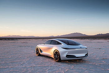2018 Infiniti Q Inspiration Concept Car Rear, infiniti-q-inspiration-concept, infiniti, concept-cars, 2018-cars, cars HD wallpaper