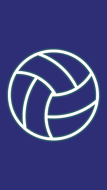 Led Volleyball, ball, blue, white HD phone wallpaper