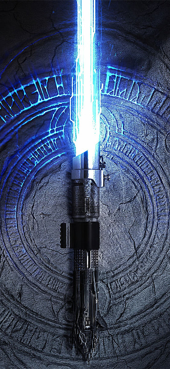 Rey, Light Saber, Star Wars, ArtStation HD phone wallpaper