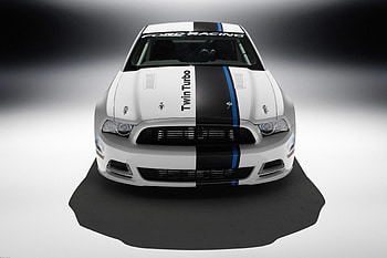 Ford Mustang Twin Turbo, sports car, front HD wallpaper